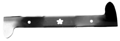 Žolės pjovimo peilis, tinkantis Husqvarna, su pakeltomis ausimis galuose žolės metimui, pjovimo ilgis 559mm, centrinė skylė 5 žvaigždė, kraštinės skylės 10mm, atstumas tarp centrų 67mm ir 220mm